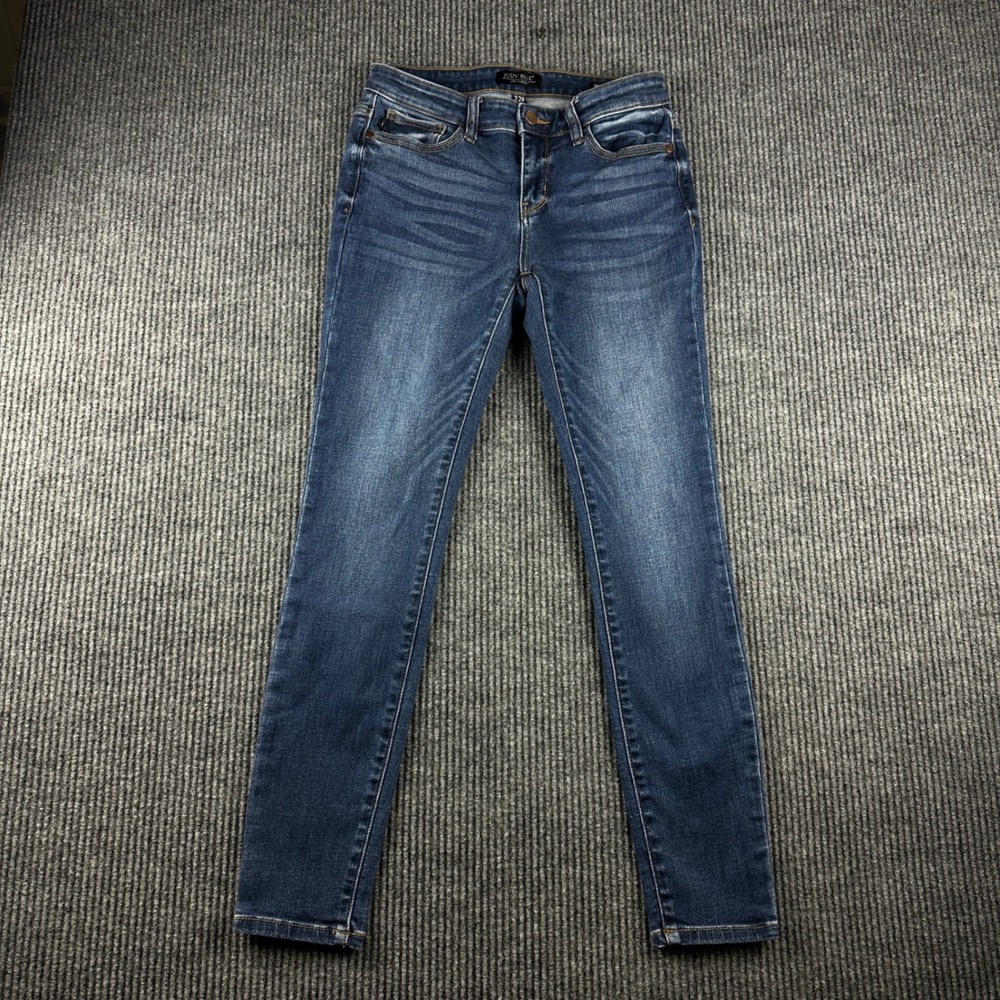 Judy Blue Skinny Fit Jeans Womens 7/28 Medium Wash Stretch JB82106MD